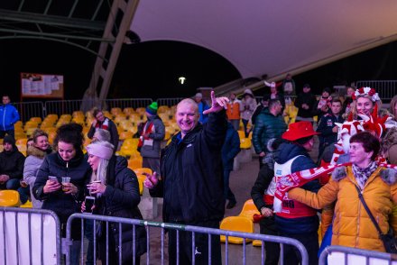 Strefa Kibica w wiślańskim amfiteatrze